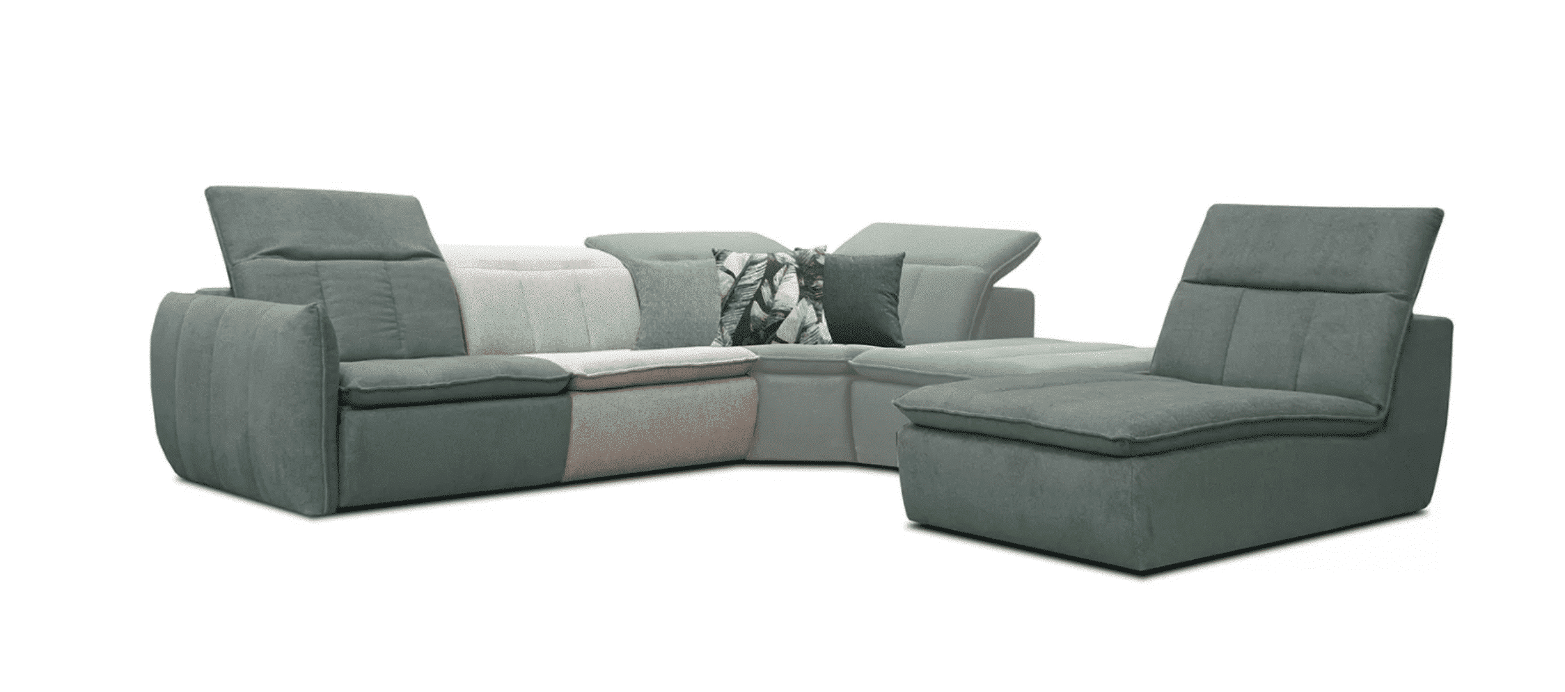 LINA este o canapea modulară de care nu te vei obosi niciodată. Poate fi compus liber datorită unei game largi de culori și umpluturi.